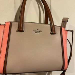 Kate Spade Colorblocked Leather Medium Satchel